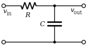 Low Pass RC Filter Circuit
