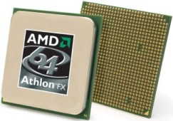 AMD Athlon FX dual core processor using the AM2 pin configuration
