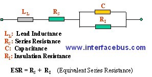 Electroinc Equivalent Capacitor Circuit