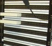 Front view of a Telco Patch Panel