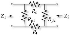 Resistor Balanced PI Network