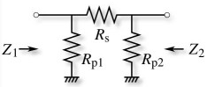Resistor Un-Balanced PI Network