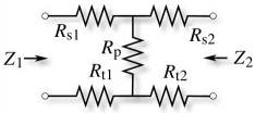 Resistor Balanced T Network