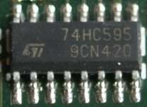 74HC595 8-bit Shift Register IC