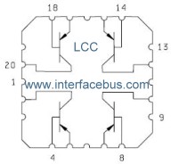 20-pin LCC Package Transistor Array