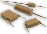 Different styles of leaded Ceramic Capacitors