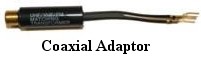 Coaxial to Twin Lead, Adaptor