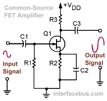 Common Source FET Audio Amplifier