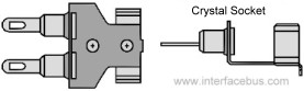 Clip-in Crystal Oscillator Socket