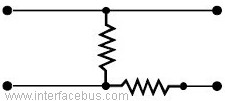 Resistor L-pad Schematic