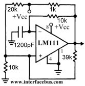 LM111 Op-Amp 100Hz Square Wave Oscillator