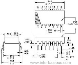 Through-hole DIP package for MIL Spec MIL-PRF-83401 resistors