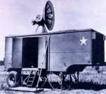 1950's US Army Mobile Radar Trailer with Parabolic Antenna