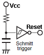 RC active reset circuit