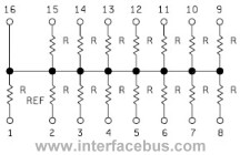 Pack of 10 Resistor Networks Arrays 22Kohms 2% Isolated 766163223GP 