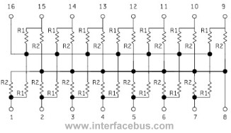 5 pieces Resistor Networks & Arrays 16pin 5Kohms .1%ABS .05%RAT 