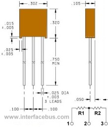 3-Pin Resistor Network