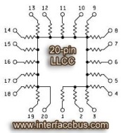 R-Network 20-pin LLCC IC