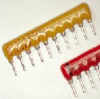 10-pin Through-Hole SIP Resistor Package