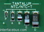NIC Tantalum Capacitor SMD sizes