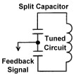 Split Capacitor Tuned Circuit Feedback