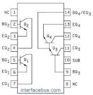 Transistor Array 14-pin Dual In-line package