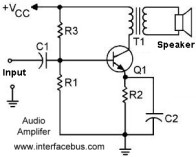 Transistor Audio Speaker Amplifier