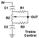  Audio Treble Control Circuit