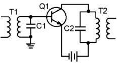 Tuned Circuit used in a trnasistor amplifier