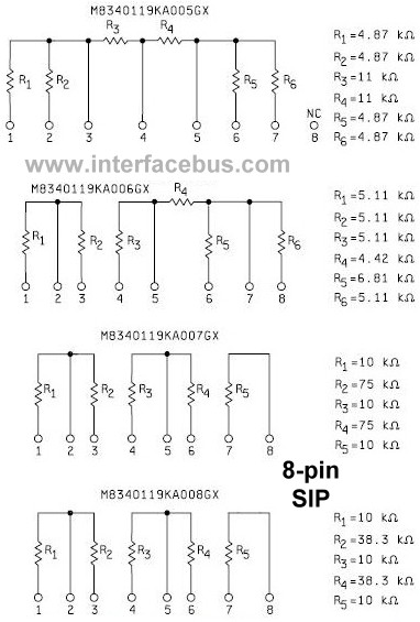 390 Widerst.Netzwerk NEW * 3 Stück/3 pieces  Resistor Array Network 14 x 180?